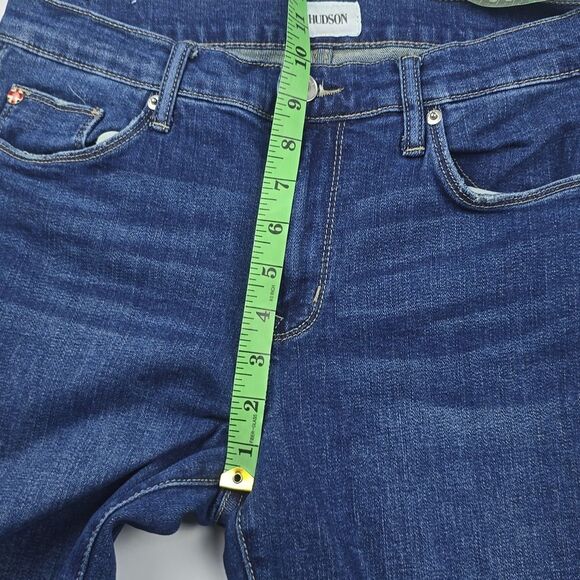 Hudson -1165 Natalie Midrise Slim Boyfriend Crop Jeans Altered hem Inseam 20" 27 - Picture 5 of 9